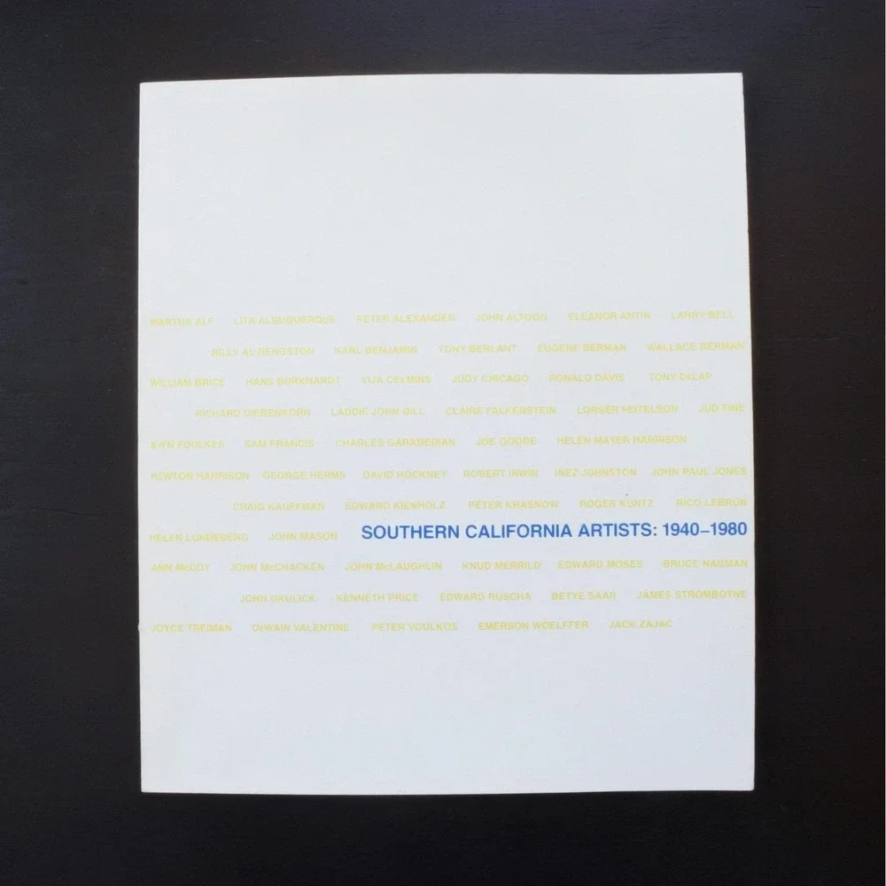 Vintage 1981 Southern California Artists: 1940 to 1980 Exhibition Catalogue